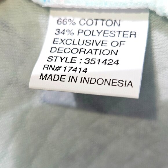 Womans cottagecore textured quilted pattern softcore pastel blue button down poc - Picture 9 of 13